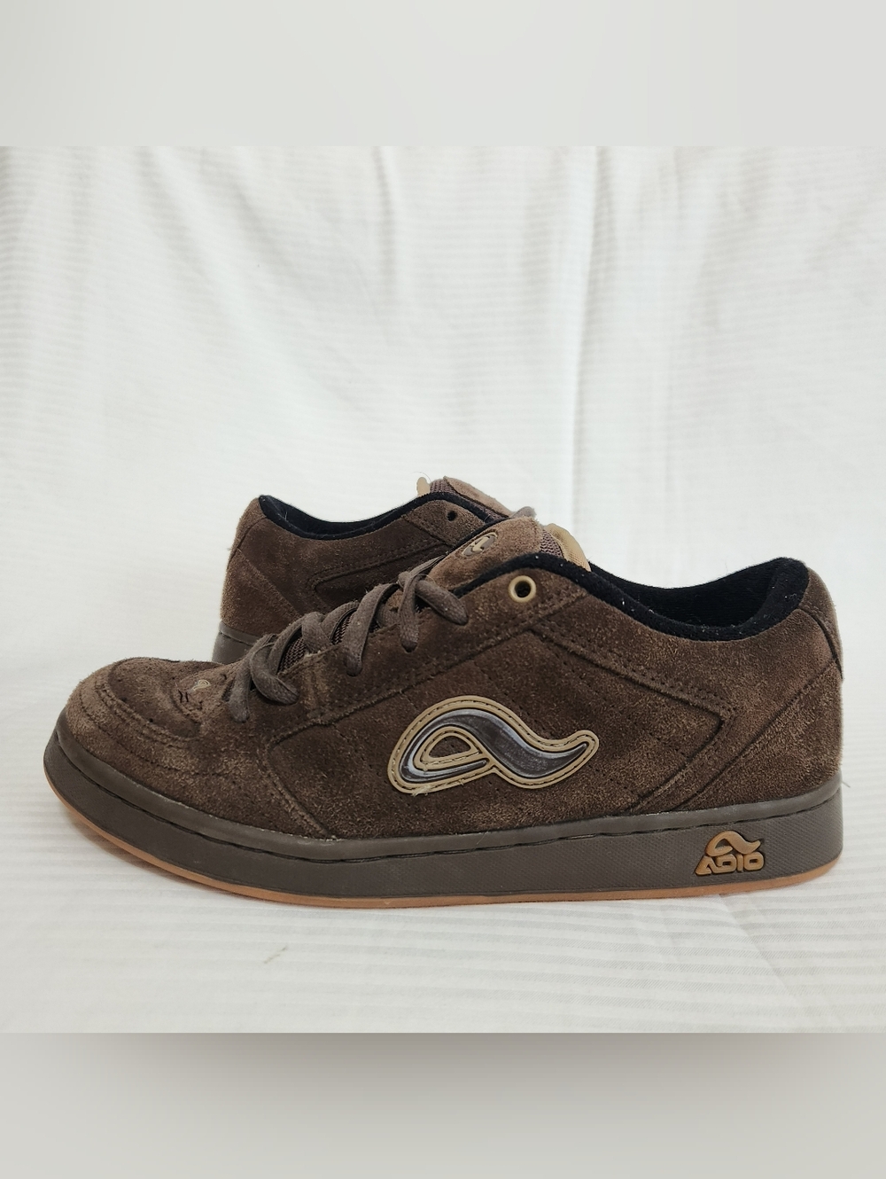Adio Hamilton V1 Brown/Brown Suede TK-0406B Vintage Skate Shoes Sz 10